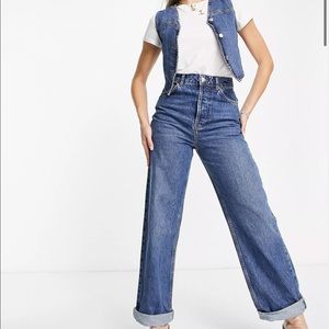 Topshop one oversized mom jeans